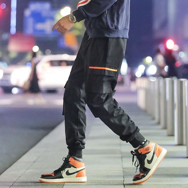 men's overalls 2020 autumn and winter new leisure sports nine points beam feet overalls young personality fashion trend men's, Black
men's overalls 2020 autumn and winter new leisure sports nine points beam feet overalls young personality fashion trend men's, Black