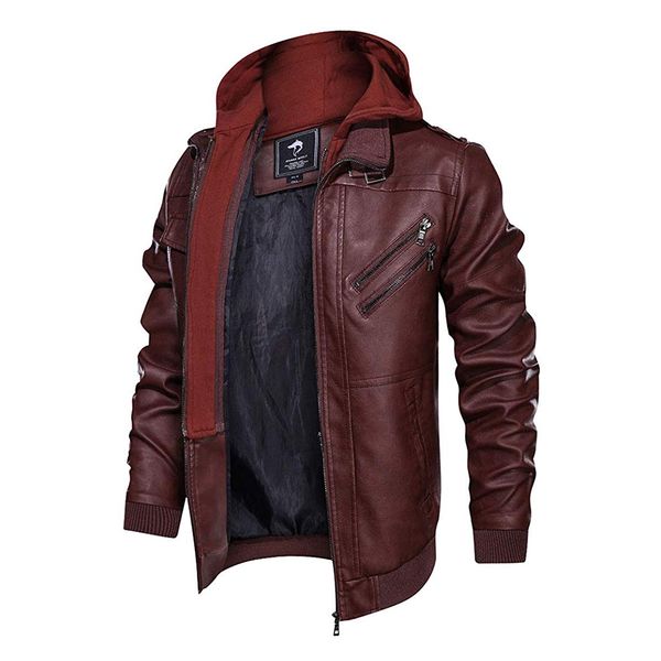 motorcycle leather jacket men windbreaker hooded pu jackets male outwear warm pu baseball jackets size s-3xl new autumn winter, Black
motorcycle leather jacket men windbreaker hooded pu jackets male outwear warm pu baseball jackets size s-3xl new autumn winter, Black