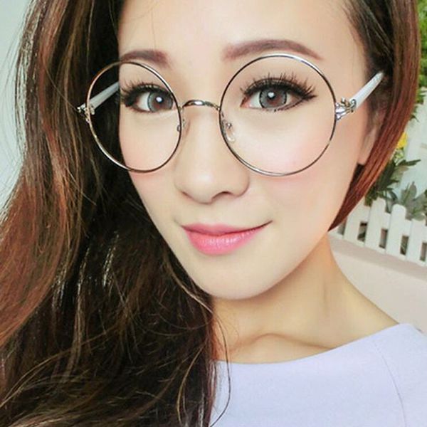round spectacle frames women men optical frame transparent glasses for ladies glasses frames with clear glass, Silver
round spectacle frames women men optical frame transparent glasses for ladies glasses frames with clear glass, Silver