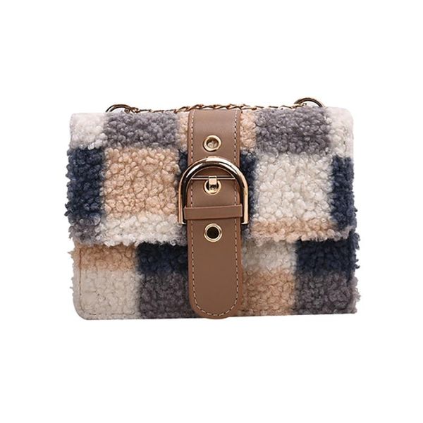 women's shoulder bag creative fashion plush plaid hasp lattice small square bags shoulder bags luxury handbags designer
women's shoulder bag creative fashion plush plaid hasp lattice small square bags shoulder bags luxury handbags designer
