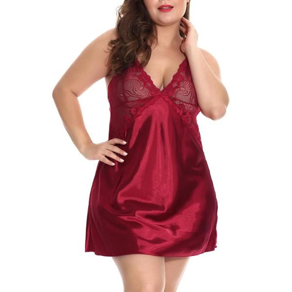 women's sleepwear women plus size back cross lace nightdress with briefs erotic babydoll set design spaghetti strap comfortable to wear, Black;red
women's sleepwear women plus size back cross lace nightdress with briefs erotic babydoll set design spaghetti strap comfortable to wear, Black;red