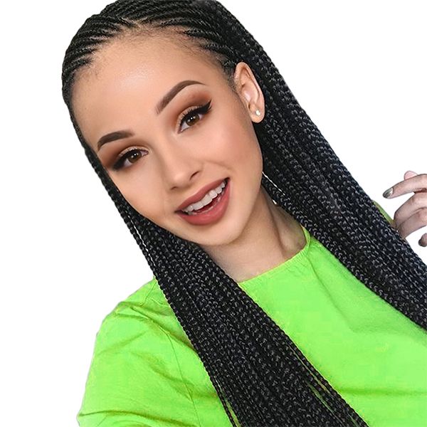 nicole 3s box braids fashion hairstyle crochet braiding hair 14/18" 22strands/pack low temperature fiber handmade synthetic hair for wo, Black
nicole 3s box braids fashion hairstyle crochet braiding hair 14/18" 22strands/pack low temperature fiber handmade synthetic hair for wo, Black