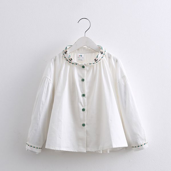 baby long sleeve shirt 2019 autumn new children's clothing girls children's embroidered lapel tx-9315, White;black
baby long sleeve shirt 2019 autumn new children's clothing girls children's embroidered lapel tx-9315, White;black