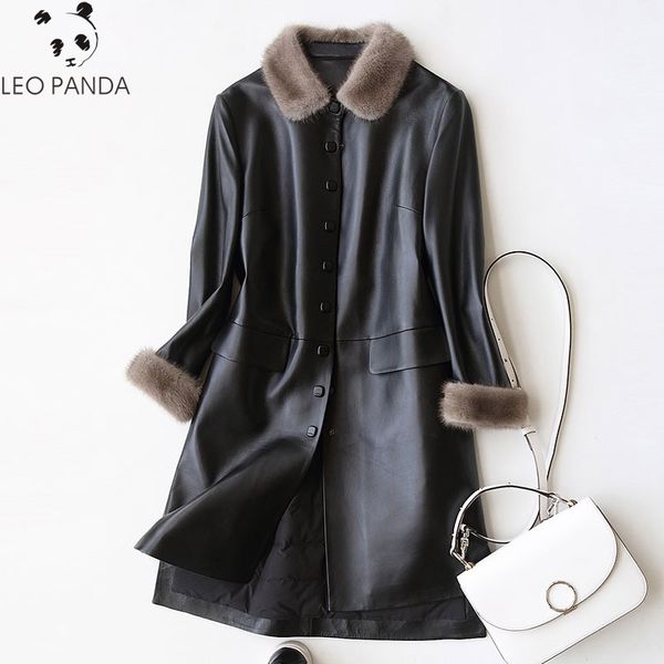 real sheep skin coat jacket overcoat women's winter warm coat genuine leather inside winter, Black
real sheep skin coat jacket overcoat women's winter warm coat genuine leather inside winter, Black