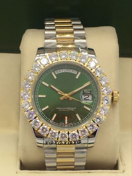 luxury mens automatic mechanical watch men fashion big crystal diamond wristwatches stainless steel sport watches, Slivery;brown
luxury mens automatic mechanical watch men fashion big crystal diamond wristwatches stainless steel sport watches, Slivery;brown
