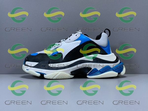 greenshoe luxury designer man shoes paris triple s black white red grey beige green yellow mens casual shoes women fashion sneakers