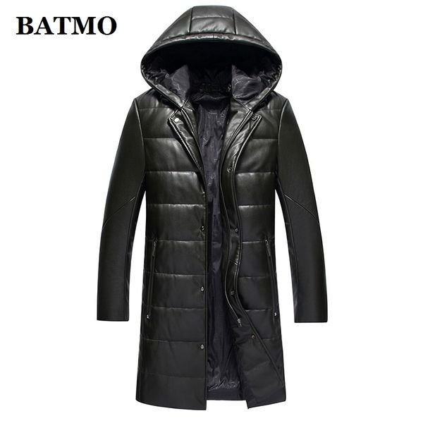 batmo new arrival winter 95% white duck down hooded jackets men,mne's thicked real leather trench coat ,1819, Black
batmo new arrival winter 95% white duck down hooded jackets men,mne's thicked real leather trench coat ,1819, Black
