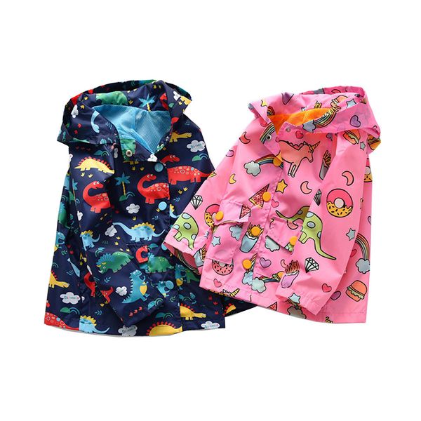 children boys girls jacket long sleeves cartoon dinosaur printed single-breasted coat cute spring clothing vetment pour enfant, Blue;gray
children boys girls jacket long sleeves cartoon dinosaur printed single-breasted coat cute spring clothing vetment pour enfant, Blue;gray