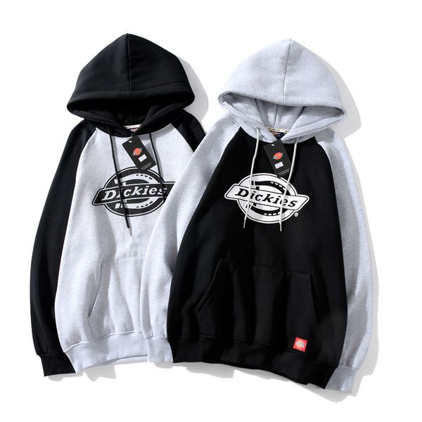 dickies men women hooded sweater black/gray color matching raglan dk sleeves coat famous designer long-sleeved couple designer
dickies men women hooded sweater black/gray color matching raglan dk sleeves coat famous designer long-sleeved couple designer