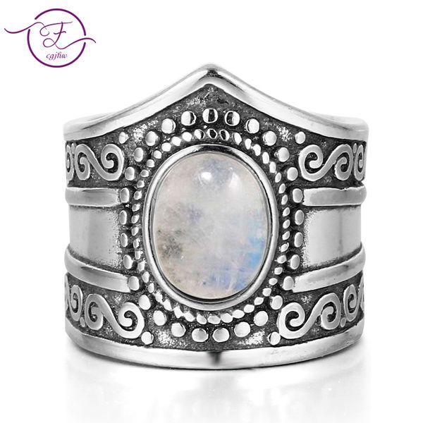 new vintage fine jewelry 7*9mm big natural rainbow moonstone rings 925 sterling silver for women anniversary gifts, Golden;silver
new vintage fine jewelry 7*9mm big natural rainbow moonstone rings 925 sterling silver for women anniversary gifts, Golden;silver