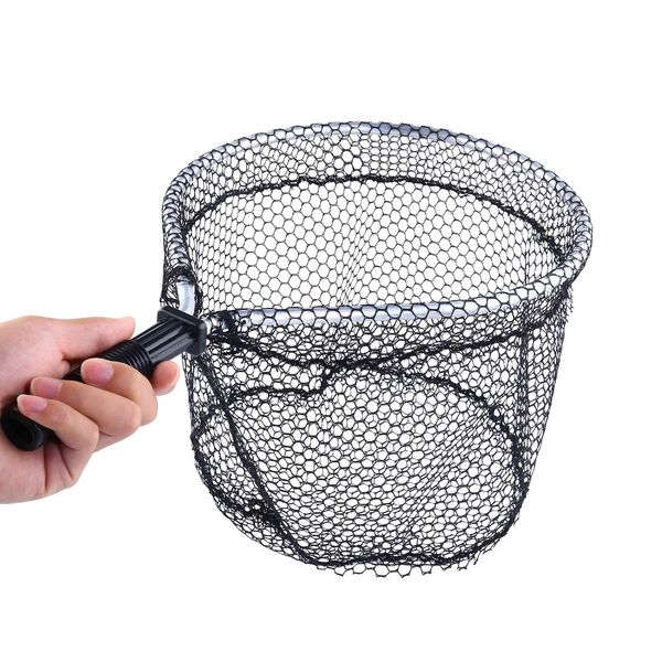 sougayilang mini fishing landing net outdoor casting net mesh plastic handle rubber lanyard rope trout catch fishing tackle
sougayilang mini fishing landing net outdoor casting net mesh plastic handle rubber lanyard rope trout catch fishing tackle