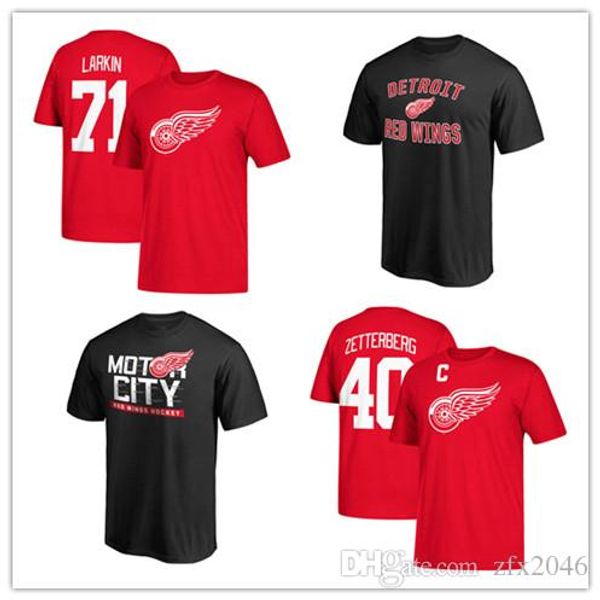men's detroit red wings #71 barry larkin red hockey jerseys 40# henrik zetterberg sport t-shirt men short shirts printed, Black
men's detroit red wings #71 barry larkin red hockey jerseys 40# henrik zetterberg sport t-shirt men short shirts printed, Black