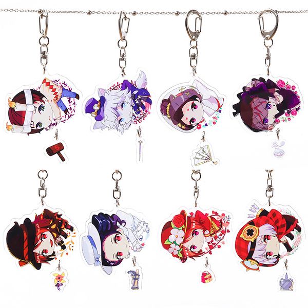 identity v cartoon keychain acrylic man key chain women key holder cute couples keyring anime ring wedding alloy porte clef, Silver
identity v cartoon keychain acrylic man key chain women key holder cute couples keyring anime ring wedding alloy porte clef, Silver