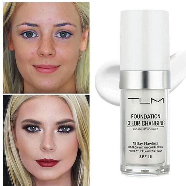 tlm magic color changing liquid foundation makeup base nude full cover concealer lasting makeup skin tone foundation 30 ml
tlm magic color changing liquid foundation makeup base nude full cover concealer lasting makeup skin tone foundation 30 ml