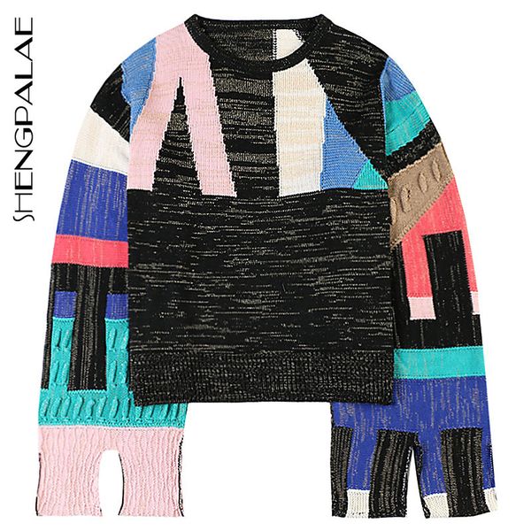 shengpalae spring autumn european style women o-neck pullover patchwork female full sleeve spliced temperament coat tide fq704, Black;brown
shengpalae spring autumn european style women o-neck pullover patchwork female full sleeve spliced temperament coat tide fq704, Black;brown