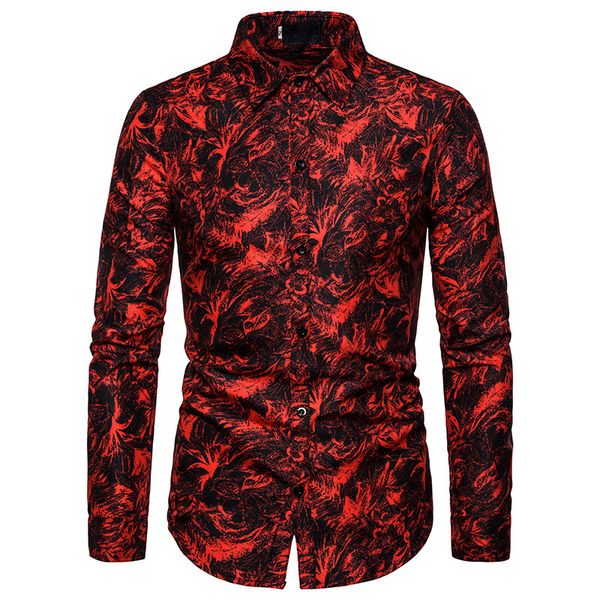 fashion floral printed shirt men brand slim fit long sleeve dress shirt mens party event social shirts male camisa masculina, White;black
fashion floral printed shirt men brand slim fit long sleeve dress shirt mens party event social shirts male camisa masculina, White;black