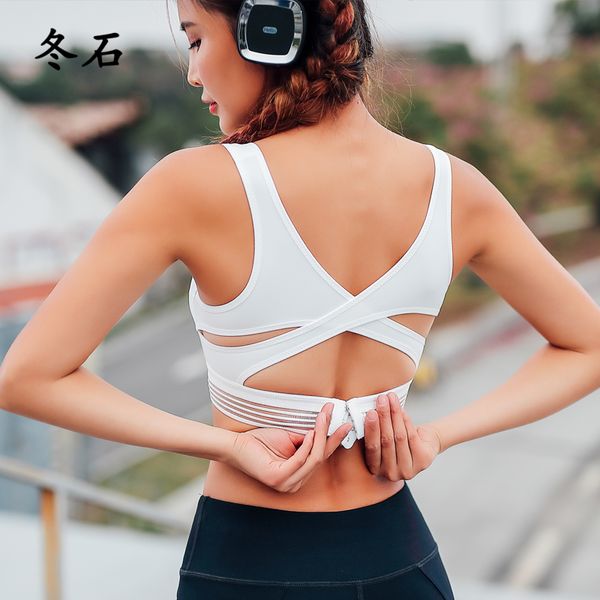 gym clothing women racerback sports bra high impact support quick dry breathable workout activewear for yoga fitness crop top, White;black
gym clothing women racerback sports bra high impact support quick dry breathable workout activewear for yoga fitness crop top, White;black