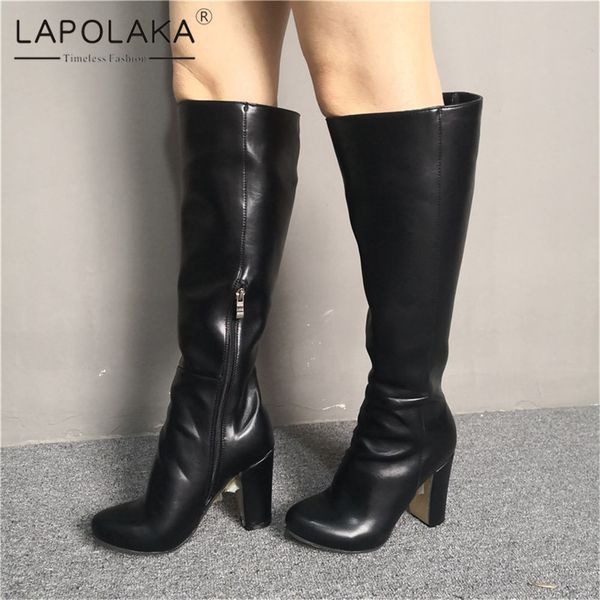 lapolaka brand big size 47 women shoes rding boots woman party chunky high heels shoes woman knee high boots, Black
lapolaka brand big size 47 women shoes rding boots woman party chunky high heels shoes woman knee high boots, Black