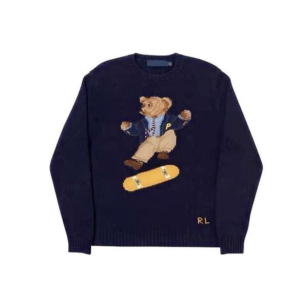 18fw plc x r a p h skate polo bear sweater knitted sweater classic sweatshirt street couple pullover autumn winter high quality, Black
18fw plc x r a p h skate polo bear sweater knitted sweater classic sweatshirt street couple pullover autumn winter high quality, Black