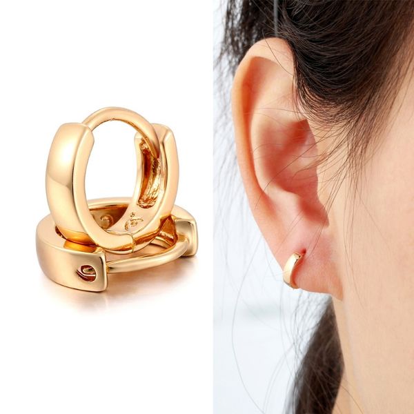 yellow gold color mini huggie small hoop earrings for women fashion gift for kids girls baby children jewelry, Golden;silver
yellow gold color mini huggie small hoop earrings for women fashion gift for kids girls baby children jewelry, Golden;silver