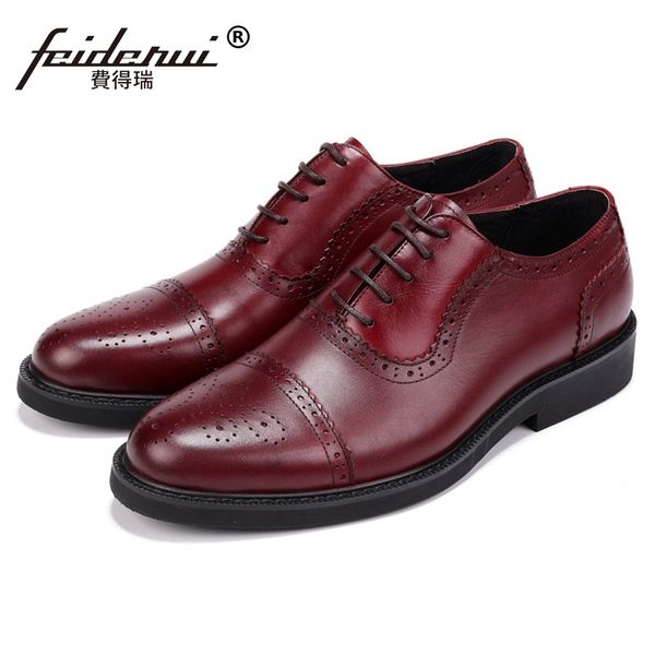 new british style man semi brogue wedding shoes genuine leather carved oxfords round toe platform men's formal dress flats js112, Black
new british style man semi brogue wedding shoes genuine leather carved oxfords round toe platform men's formal dress flats js112, Black