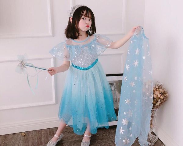 retail summer baby girls blue sequined star mesh dress with cape, princess kids cute cosplay clothing 3-7t t200424, Red;yellow
retail summer baby girls blue sequined star mesh dress with cape, princess kids cute cosplay clothing 3-7t t200424, Red;yellow