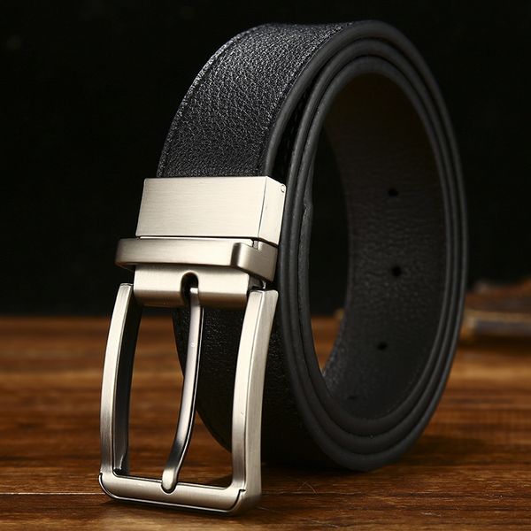 environmental protection material men's double-sided leather rotary pin buckle casual casual pants belt pants belt, Black;brown
environmental protection material men's double-sided leather rotary pin buckle casual casual pants belt pants belt, Black;brown