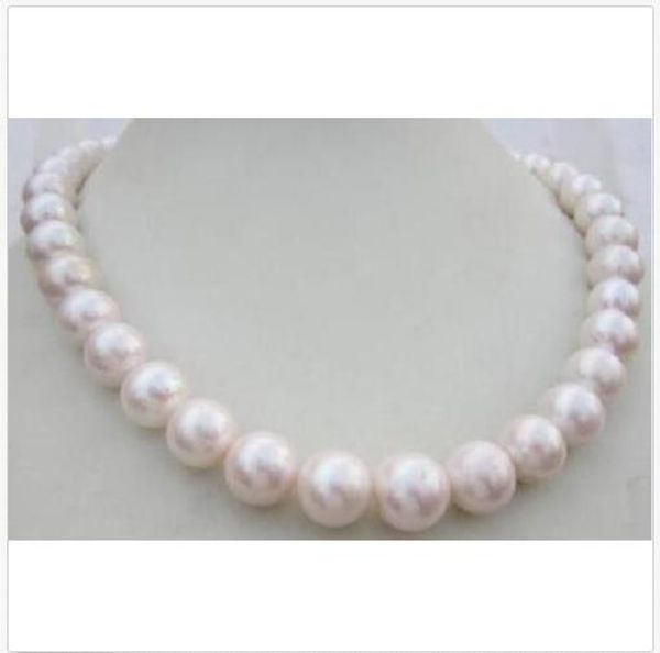 18" 9-11mm natural south sea natural round white pearl necklace yellow buckle, Silver
18" 9-11mm natural south sea natural round white pearl necklace yellow buckle, Silver