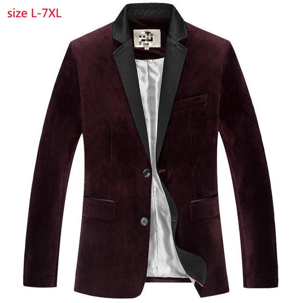 men's suits & blazers 2021 arrival fashion spring large suit men single breasted casual velvet mens plus size lxl2xl-6xl 7xl, White;black
men's suits & blazers 2021 arrival fashion spring large suit men single breasted casual velvet mens plus size lxl2xl-6xl 7xl, White;black