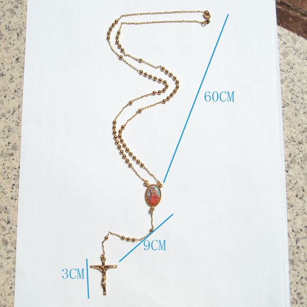 loyal women 22 k 24 k thai baht fine gold filled cross crucifix pendant rosario rosary beads necklace chain, Silver
loyal women 22 k 24 k thai baht fine gold filled cross crucifix pendant rosario rosary beads necklace chain, Silver