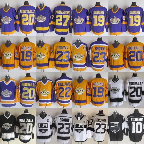 Hockey Vintage #20 Luc Robitaille #27 Alec Martinez #23 Dustin Brown #19 Alex Lafallo 10Michael Amadio Stitched Jersey
Hockey Vintage #20 Luc Robitaille #27 Alec Martinez #23 Dustin Brown #19 Alex Lafallo 10Michael Amadio Stitched Jersey