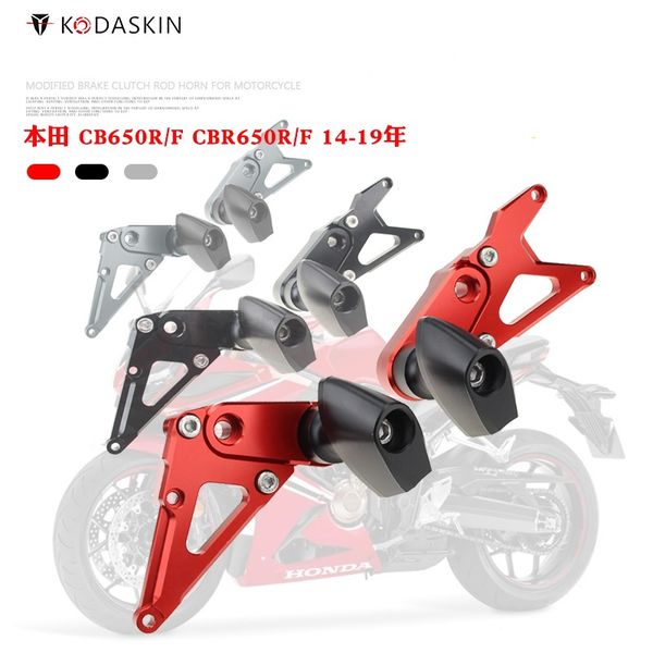 kodaskin motorcycle left right crash pads frame sliders for cb650r/f cbr650r/f 2014-2019
kodaskin motorcycle left right crash pads frame sliders for cb650r/f cbr650r/f 2014-2019