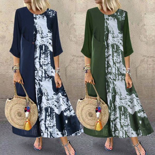 new loose dress women oversize long kaftan dress boho maxi caftan tunic casual beach sundress plus size s l xl 2xl 3xl, Black;gray
new loose dress women oversize long kaftan dress boho maxi caftan tunic casual beach sundress plus size s l xl 2xl 3xl, Black;gray