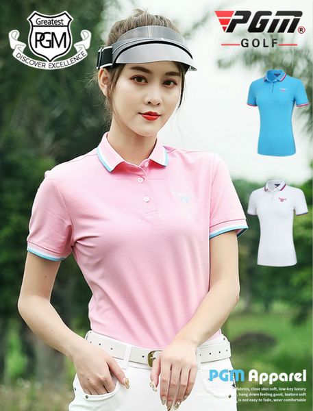 2019 pgm golf apparel women's sportswear summer short sleeve women's wear yf189, Black;blue
2019 pgm golf apparel women's sportswear summer short sleeve women's wear yf189, Black;blue