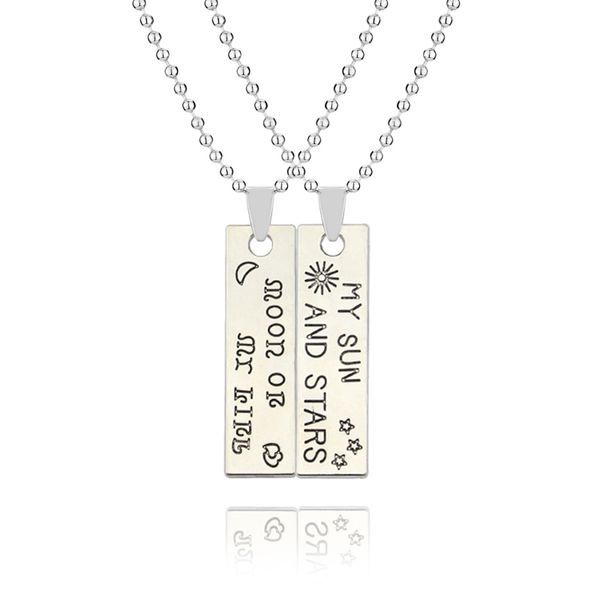necklace my sun and stars moon of my life pendant his & hers khal & khaleesi necklace couple's, Silver
necklace my sun and stars moon of my life pendant his & hers khal & khaleesi necklace couple's, Silver