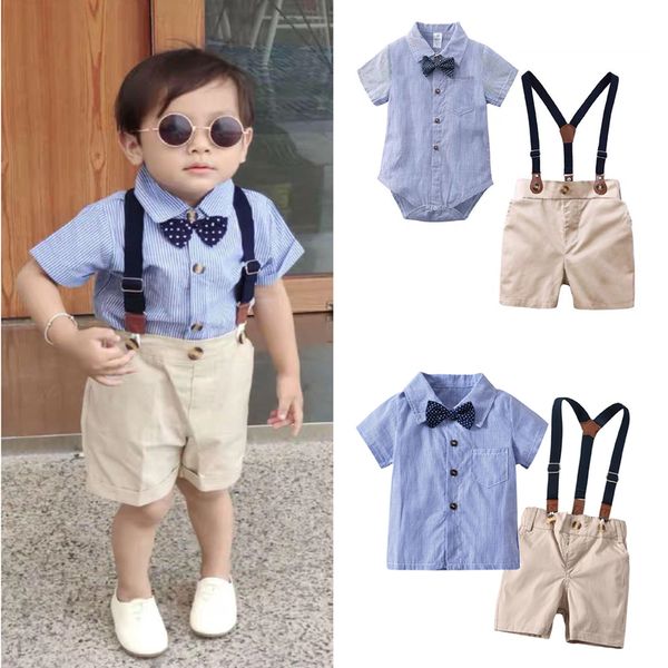 baby boy clothing set summer newborn infant clothes 2pcs short sleeve t-shirt + suspenders gentleman suit casual fashion outfits, White
baby boy clothing set summer newborn infant clothes 2pcs short sleeve t-shirt + suspenders gentleman suit casual fashion outfits, White