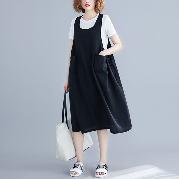 2020 new brand summer maternity dress woman casual black large size vest dress pregnant woman clothing md-02369, White
2020 new brand summer maternity dress woman casual black large size vest dress pregnant woman clothing md-02369, White