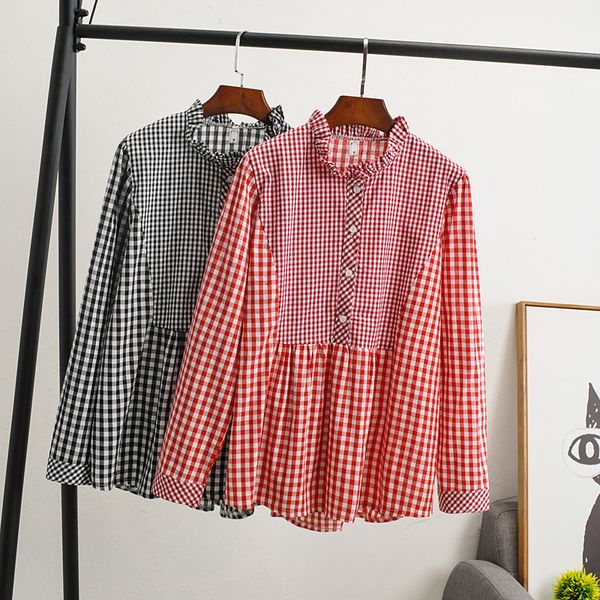 xl-5xl plus size women blouse autumn blouse plaid print casual european female loose 2018 new big size ruffles, White
xl-5xl plus size women blouse autumn blouse plaid print casual european female loose 2018 new big size ruffles, White