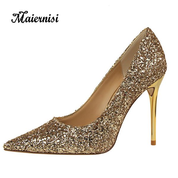 maiernisi women pumps new 9.5cm stiletto high heels female pointed sequins fashion wedding shoes ladies all-match party shoes, Black
maiernisi women pumps new 9.5cm stiletto high heels female pointed sequins fashion wedding shoes ladies all-match party shoes, Black