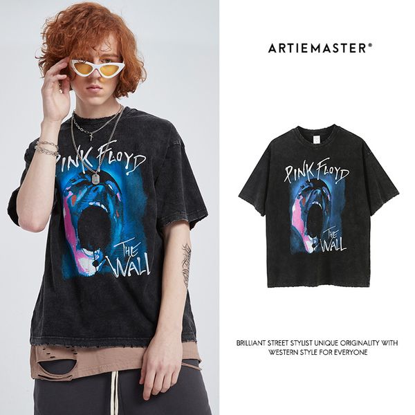 men's designer shirt brand european and american fashion loose trend men's printed couple t-shirt3, White;black
men's designer shirt brand european and american fashion loose trend men's printed couple t-shirt3, White;black