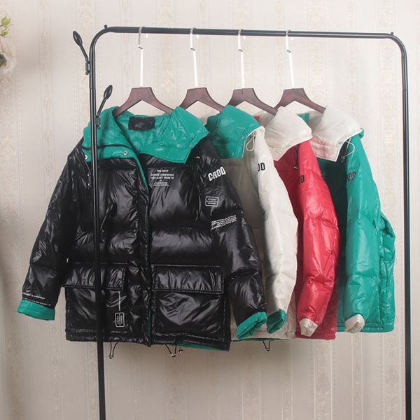 off season closeout new style winter down jacket women's bright surface korean-style loose-fit padded large size coat off season, Black;white
off season closeout new style winter down jacket women's bright surface korean-style loose-fit padded large size coat off season, Black;white