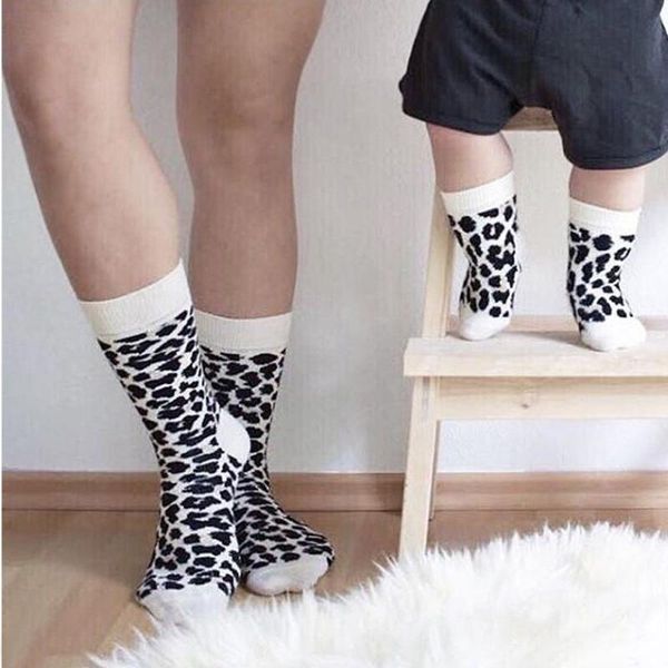 2 pairs or 1 pair leopard print cotton socks men women kids baby family matching parent-child sock, Black;white
2 pairs or 1 pair leopard print cotton socks men women kids baby family matching parent-child sock, Black;white