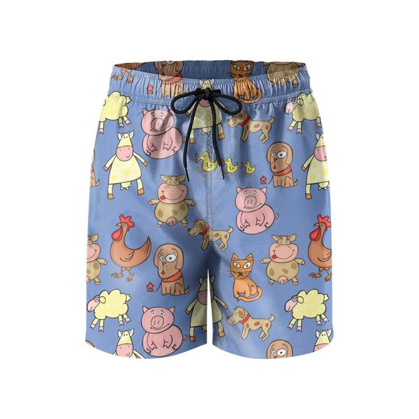 men's swimming trunks blue pig with various poultry animals exercise beach board shorts cute boars in the forest a group of fat new
men's swimming trunks blue pig with various poultry animals exercise beach board shorts cute boars in the forest a group of fat new
