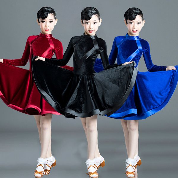 professional girls latin dance dress velvet competition dance wear for ballroom rumba cha cha salsa dresses dl5163, Black;red
professional girls latin dance dress velvet competition dance wear for ballroom rumba cha cha salsa dresses dl5163, Black;red