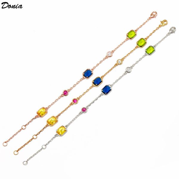 donia jewelry party european and american fashion classic candy color multi faceted gem square color crystal copper bracelet birthday gift, Black
donia jewelry party european and american fashion classic candy color multi faceted gem square color crystal copper bracelet birthday gift, Black