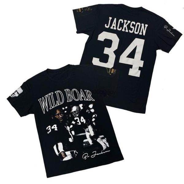 by kiy vintage bo jackson t shirt, White;black
by kiy vintage bo jackson t shirt, White;black