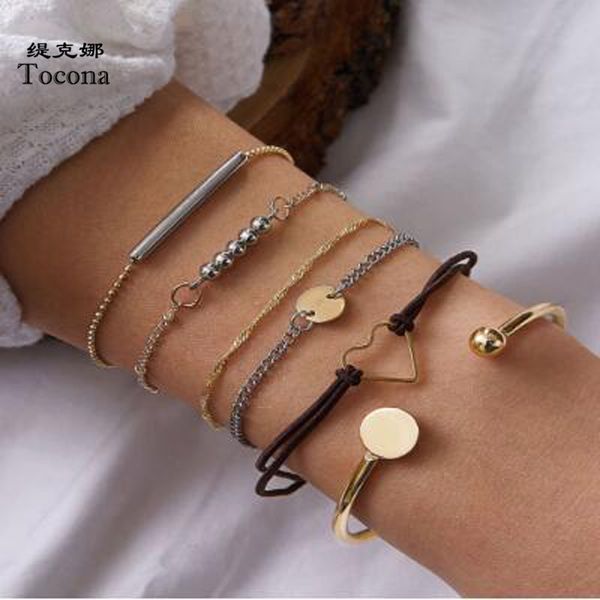 tocona 6pcs/sets bohemian bead bracelets for women charming colorful rope hollow heart open bangle jewelry festival gift 9212, Black
tocona 6pcs/sets bohemian bead bracelets for women charming colorful rope hollow heart open bangle jewelry festival gift 9212, Black