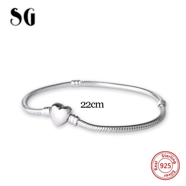 new arrival 100% 925 sterling silver 22cm luxury snake chain diy charms beads authentic bracelet fashion jewelry making for gift c19021501, Black 
new arrival 100% 925 sterling silver 22cm luxury snake chain diy charms beads authentic bracelet fashion jewelry making for gift c19021501, Black