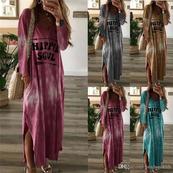 2019 designer autumn summer dresses casual street style letter print v neck long sleeve split dresses womens summer dresses, Black;gray
2019 designer autumn summer dresses casual street style letter print v neck long sleeve split dresses womens summer dresses, Black;gray