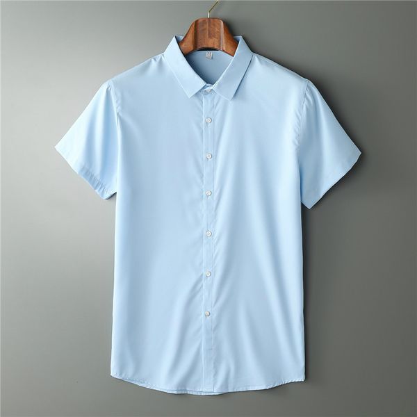 mens light blue plain shirts slim fit summer short sleeve shirt business casual button silk collar shirt male plus size 4xl, White;black
mens light blue plain shirts slim fit summer short sleeve shirt business casual button silk collar shirt male plus size 4xl, White;black